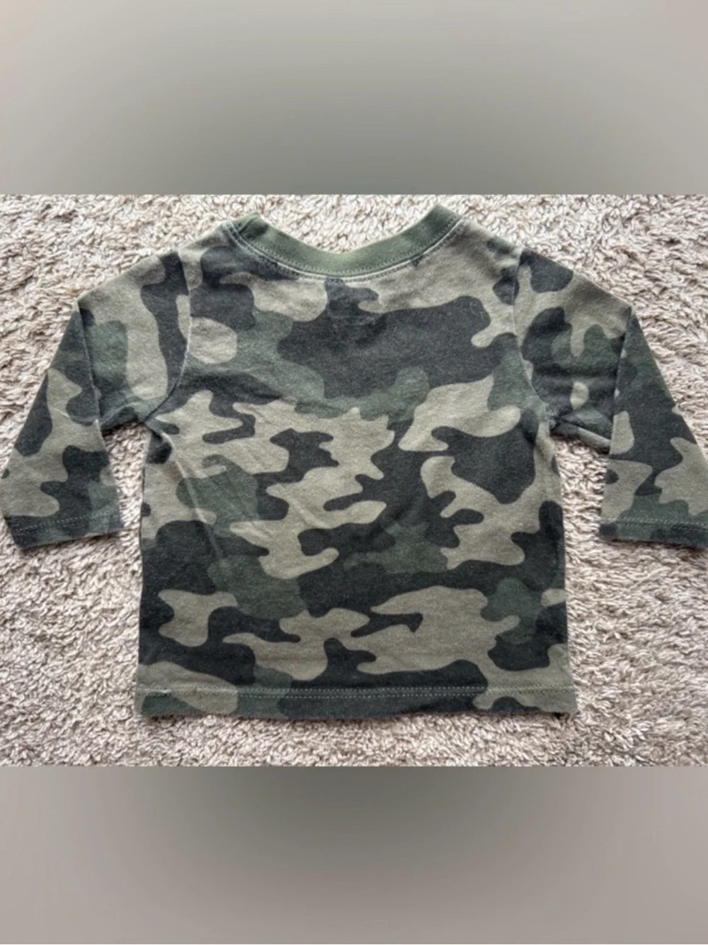 Garanimals Baby Camo Outfit Set 0-3 Months Long Sleeve Shirt & Jogger Pants